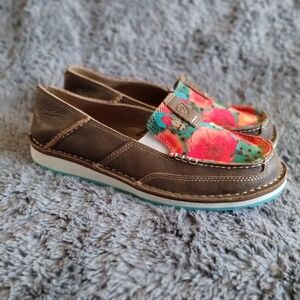 Ariat Floral Slip-On Shoes – Women’s US 9B – Style 10044531
